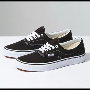 Black and White Authentic Era Vans Men’s Size 11.5